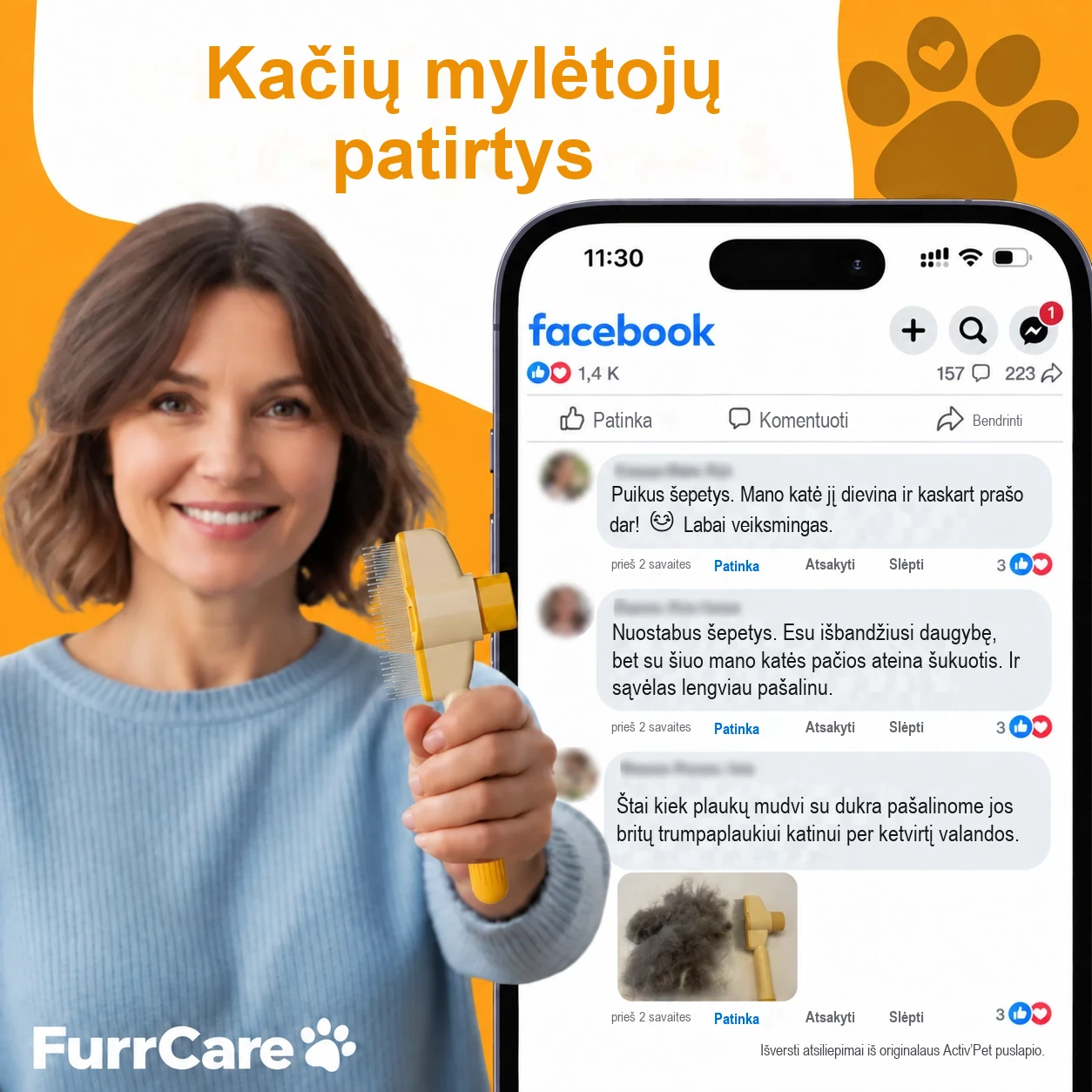 Išversti naudotojų atsiliepimai su paslėptais vardais